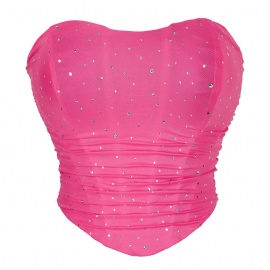 Women's Breathable Overbust Corsets and Bustiers Tops