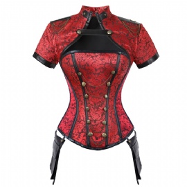 Fashion Womens Sexy Steampunk Gothic Steel Boned Vintage Retro Corset