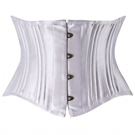 Double Heavy Duty Waist Trainer 24 Steel Boned Underbust Corset