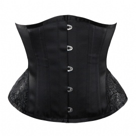 14 Steel Boned Underbust Corsets Waist Trainer Workout Body Shaper