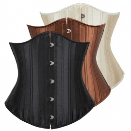 26pcs Steel Boned Underbust Corset Waist Trainer Fajas