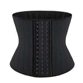 9.8inch Latex Waist Trainer Corset 25 Steel Boned Breathable Underbust Corset