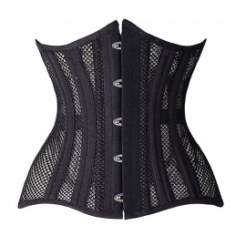 Heavy Duty Corset Double Steel Boned Waist Trainer Corsets Underbust Body Shaper