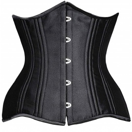 Double Heavy Duty Steel Boned Waist Trainer Underbust Corset Bustiers