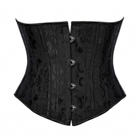 24 Steel Boned Waist Trainer Corsets Cinchers Short Torso